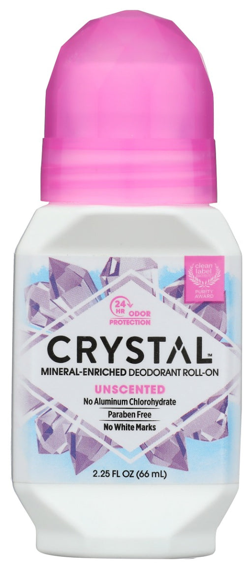 Our best-selling product, this Crystal-infused unscented Body Deodorant Roll-On goes on lightly, unlike most roll-ons sold today. Its smooth rolling ball feels great going on, while the power of natural mineral salts naturally eliminate odors all day long.