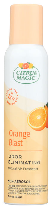 CITRUS MAGIC: Odor Eliminating Air Freshener Spray Orange Blast, 3.5 oz