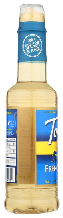 TORANI: Sugar Free French Vanilla Flavoring Syrup, 12.7 Oz