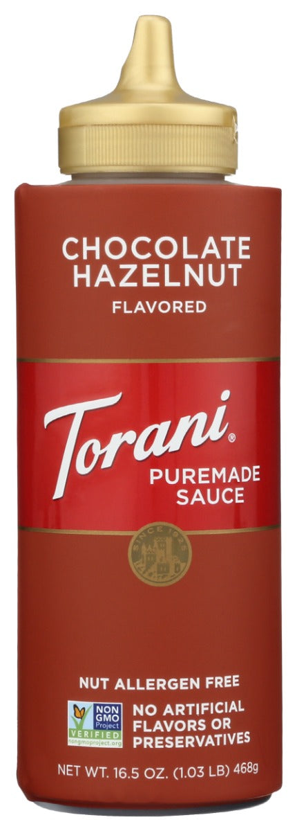 TORANI: Sauce Chocolate Hzlnt, 16.5 oz