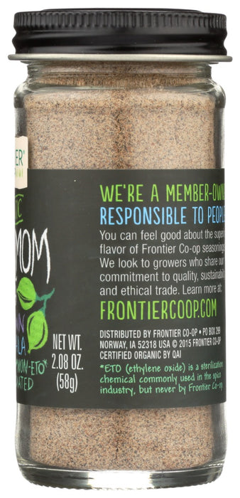 FRONTIER HERB: Organic Cardamom Seed Ground Bottle, 2.08 oz