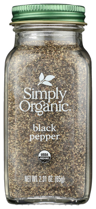 Organic Indian Malabar pepper, to lend familiar (but extra tasty) bite to any dish.
Pepper lends satisfying heat and bite to most any dish (and it's great for salt-free diets). It works well in combination with other herbs and spices, too, and is commonly found in spice blends.