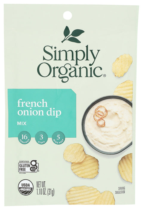 


Rich, creamy and bursting with the flavor fusion of onion, garlic and a hint of black pepper, our French Onion Dip Mix makes entertaining easy.


