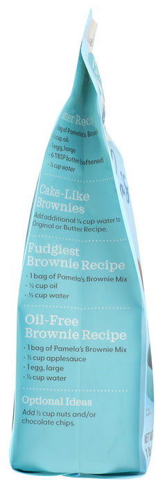 PAMELAS: Products Gluten Free Brownie Mix Chocolate, 16 oz