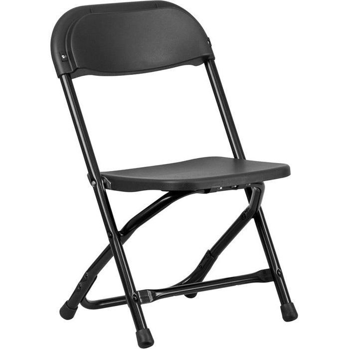 Kids Black Plastic Folding Chair