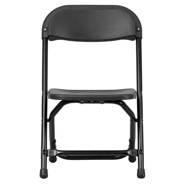 Kids Black Plastic Folding Chair