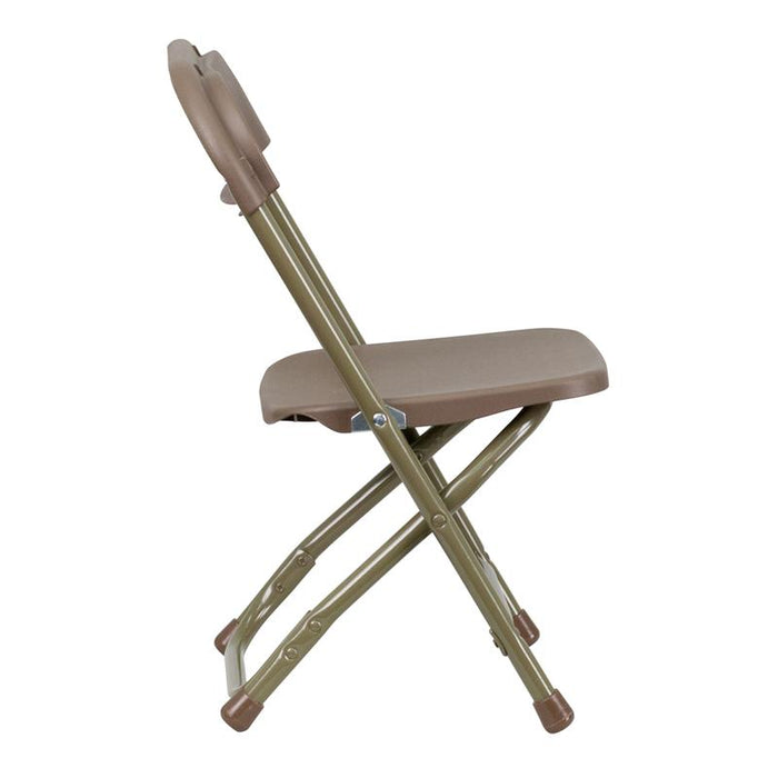 Kids Brown Plastic Folding Chair