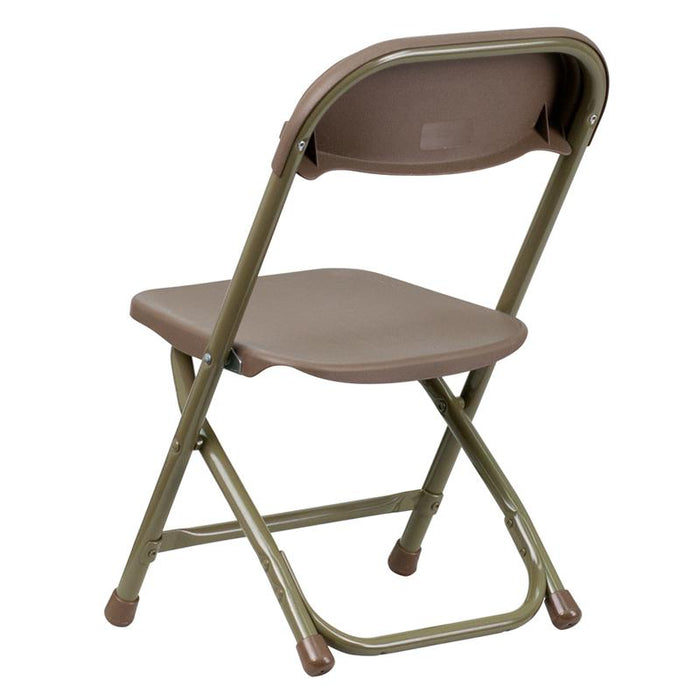 Kids Brown Plastic Folding Chair