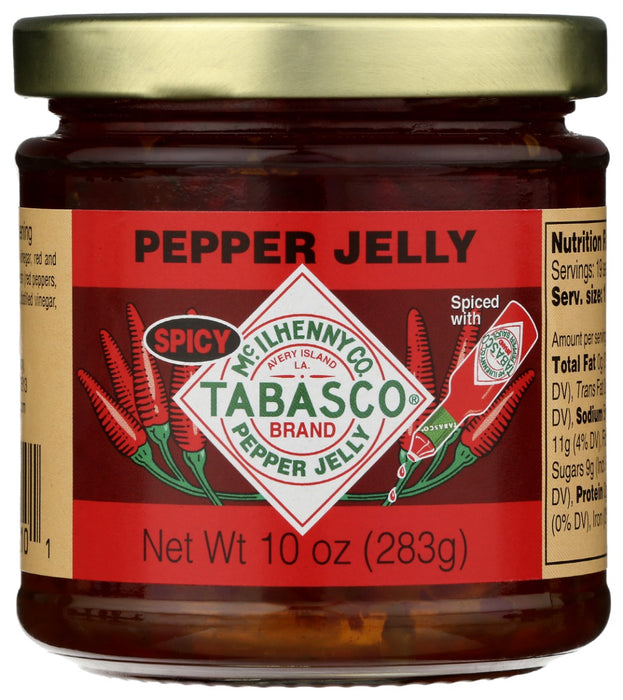 TABASCO brand Pepper Jelly adds the perfect blend of spicy and sweet flavor to any meal. Serve with cream cheese and crackers as festive holiday appetizer, on roasted meats or as a glaze on your grill.