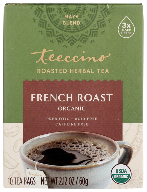 TEECCINO: Tea French Roast Snglsrv, 10 ct