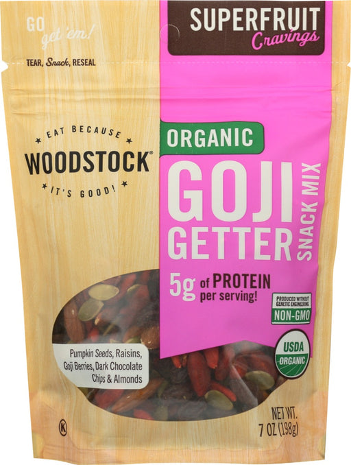 WOODSTOCK: Trail Mix Goji Gtr Snk Mx, 7 OZ