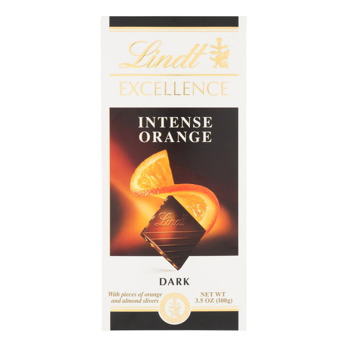 Lindt - Bar Chocolate Excel Orange - Case Of 12-3.5 Oz