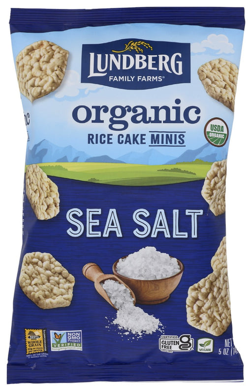 LUNDBERG: Rice Cakes Mini Sslt Org, 5 oz