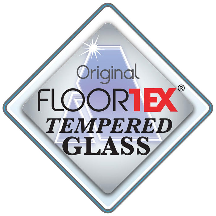 Cleartex Glaciermat, Reinforced Glass Chair Mat, Executive Chair Mat, For Hard Floors & All Pile Carpets, Size 40" x 53"