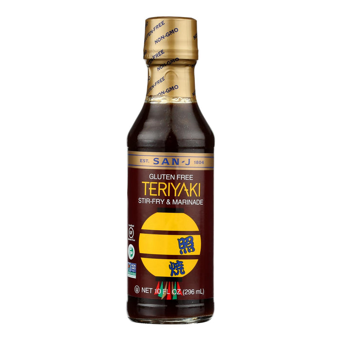 San - J Asian Cooking Sauce - Teriyaki - Case Of 6 - 10 Fl Oz.