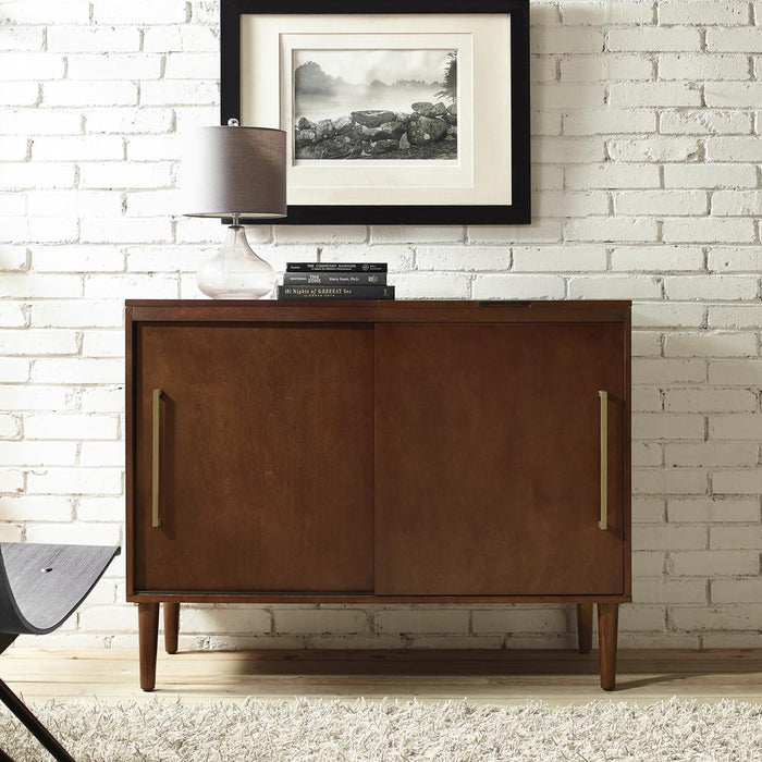 Everett Media Console Mahogany