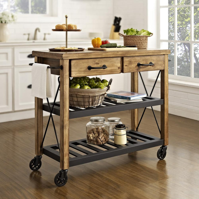 Roots Kitchen Cart Natural