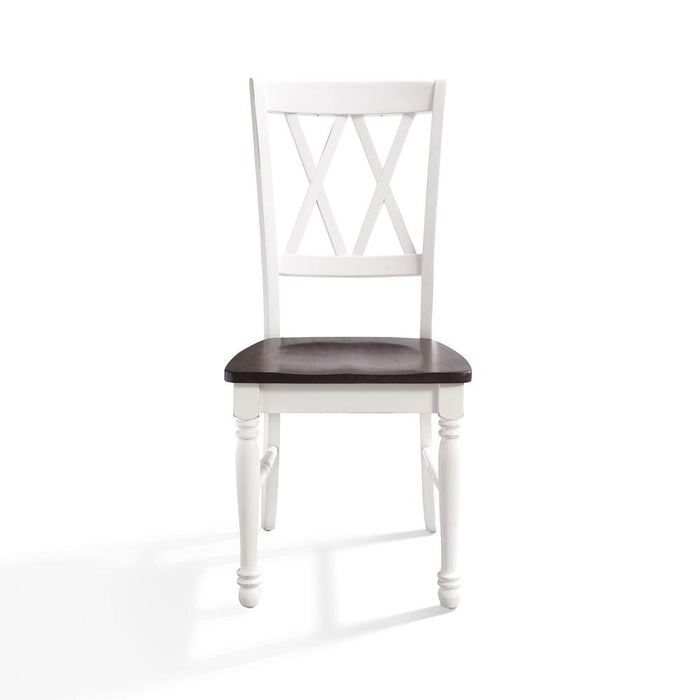 Shelby 2Pc Dining Chair Set Distressed White - 2 Chairs