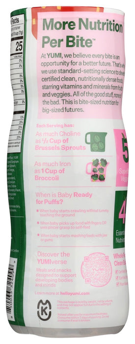 YUMI: Puffs Strwbrry Basil, 1.5 oz