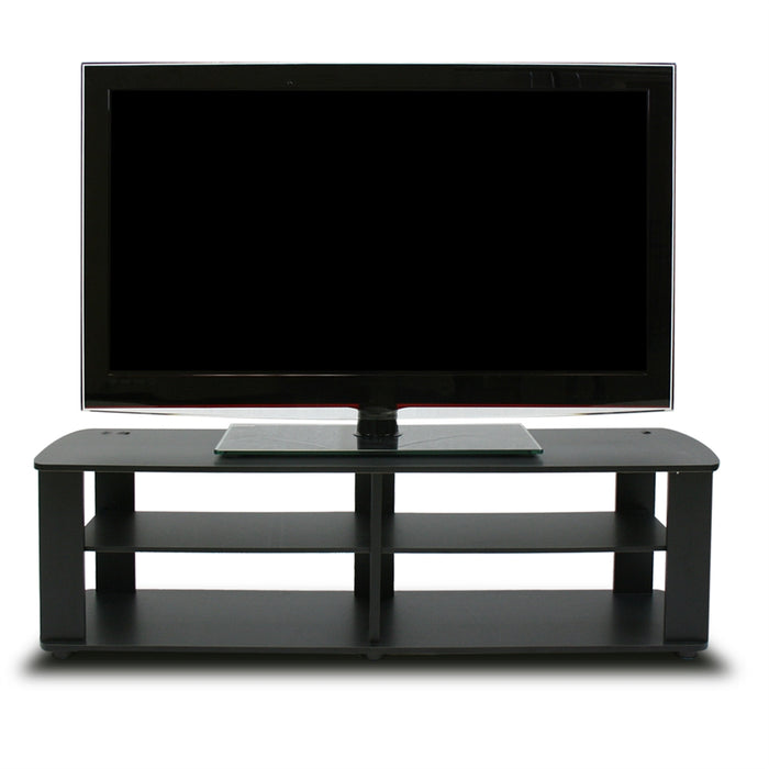 THE Entertainment Center TV Stand, Black