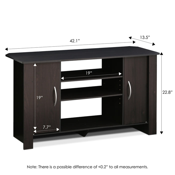 Econ TV Stand Entertainment Center, Espresso