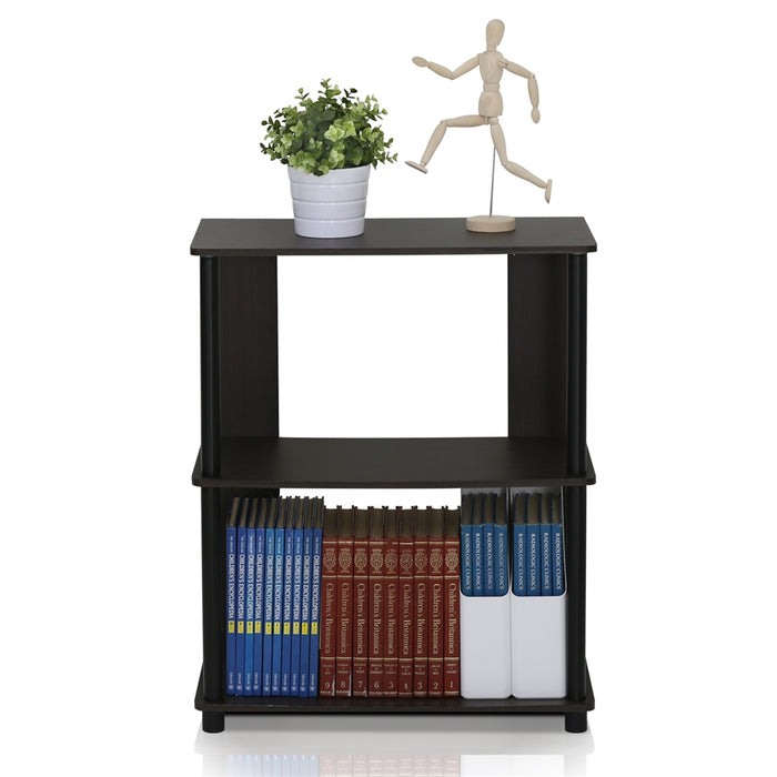 JAYA Simple Design Bookcase, Walnut,