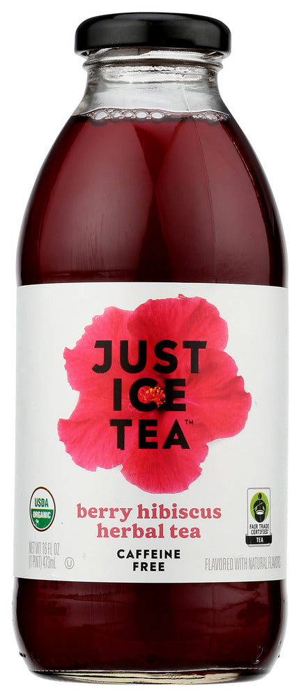 EAT THE CHANGE: Just Ice Tea Berry Hibiscus, 16 fo