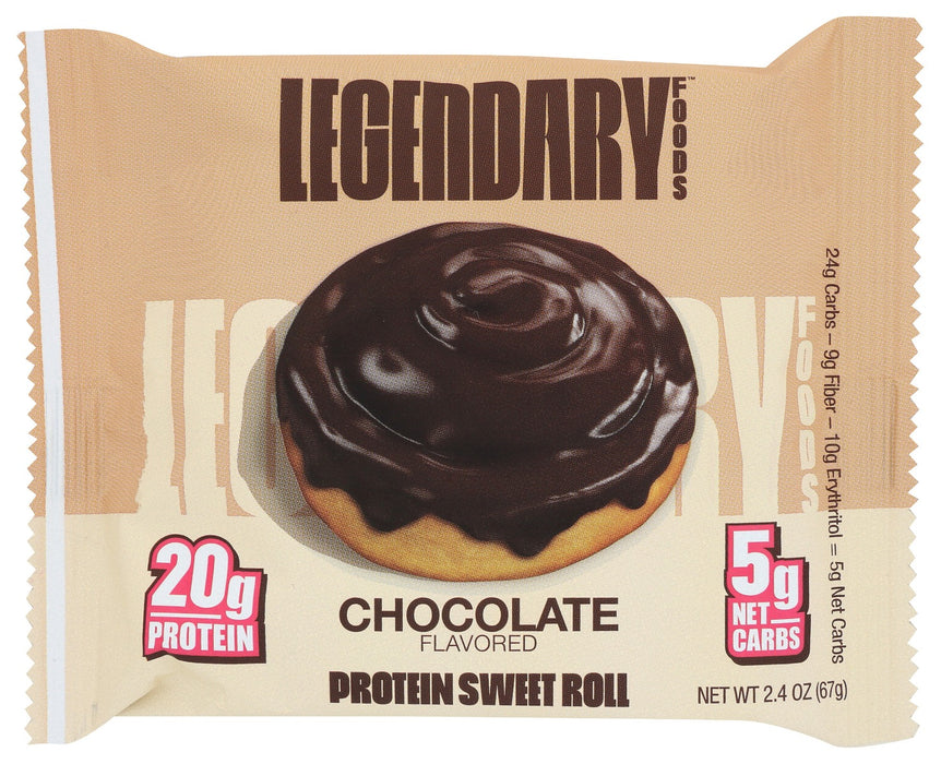 LEGENDARY FOODS: Protein Sweet Rolls Choc, 2.4 oz