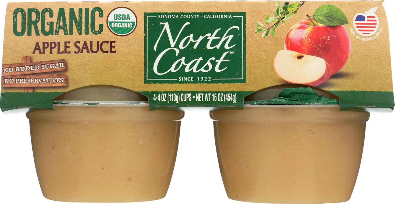 Our North Coast Organic Apple Sauce is made with a special assortment of different apple varietals, giving it the perfect balance of sweetness. Its extraordinary homemade flavor and chunky-like texture make it one of a kind. Perfect for lunch and snack time. 