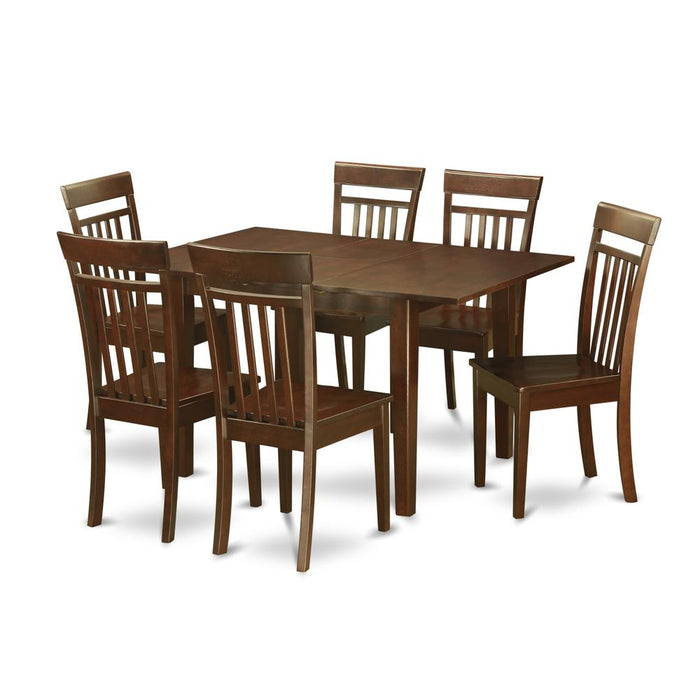 7  Pc  Kitchen  nook  Dining  set-  Tables  and  6  Kitchen  Chairs