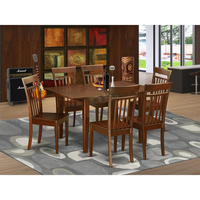 7  Pc  Kitchen  nook  Dining  set-  Tables  and  6  Kitchen  Chairs