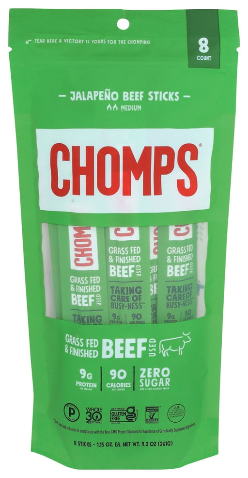 CHOMPS: Sticks Jalapeno Beef, 9.2 OZ