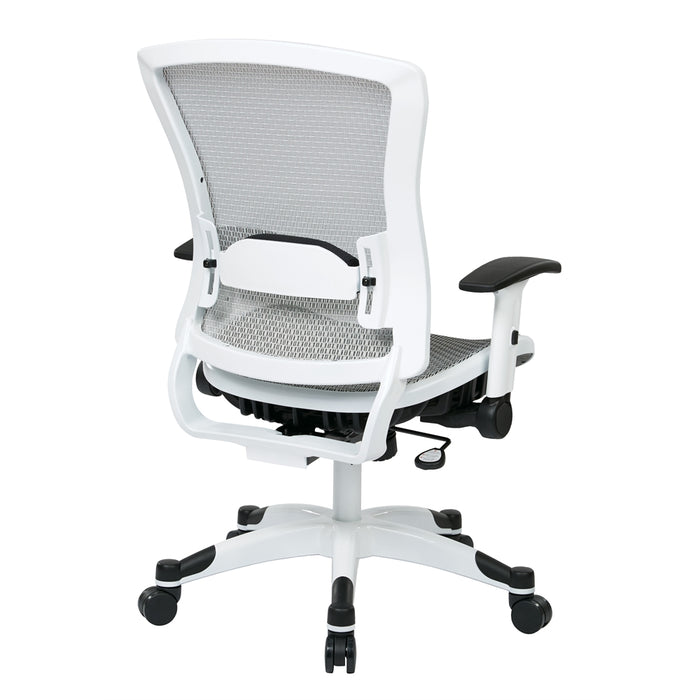 White Frame Managers Chair