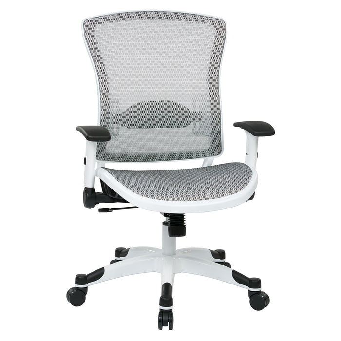 White Frame Managers Chair