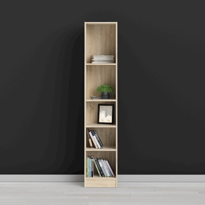 Element Tall Narrow 5 Shelf Bookcase