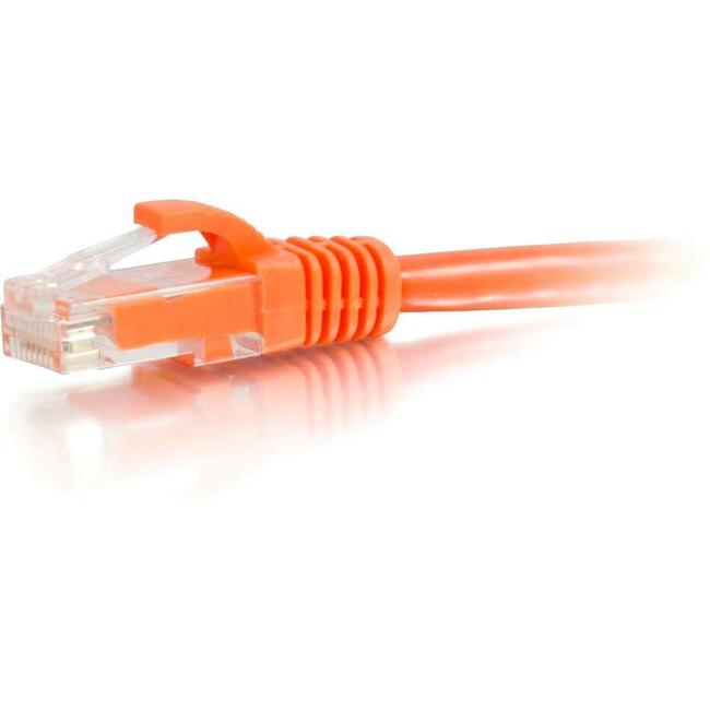 C2G-25ft Cat6 Snagless Unshielded (UTP) Network Patch Cable - Orange