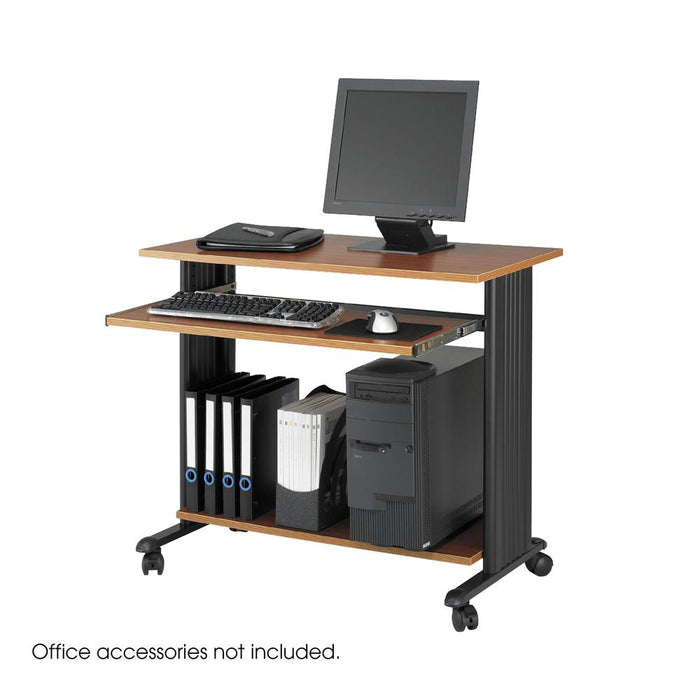 Safco Muv 35" Fixed Height Desk - Rectangle Top - Assembly Required - Steel, Wood