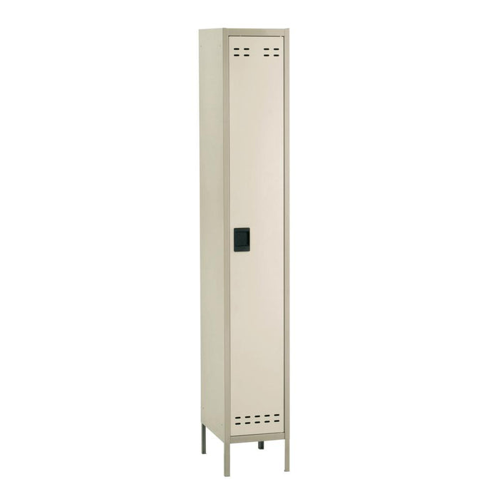 Single-Tier Locker, 12w x 18d x 78h, Two-Tone Tan