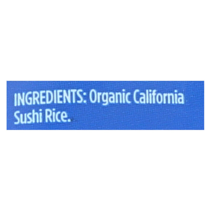 Lundberg Family Farms Organic Sushi White Rice - Case Of 6 - 2 Lb.