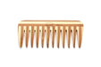 BASS BRUSHES: Comb Bamboo Striped Dark, 1 ea