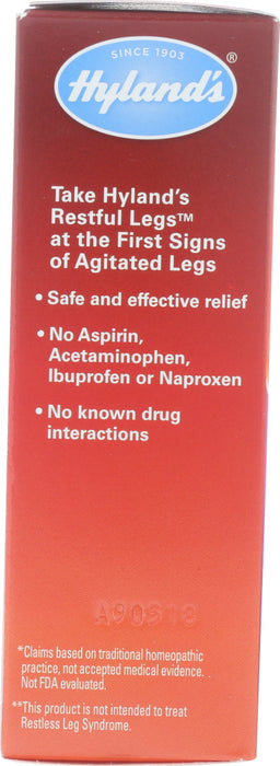 HYLAND: Supplement Restful Leg, 50 pc