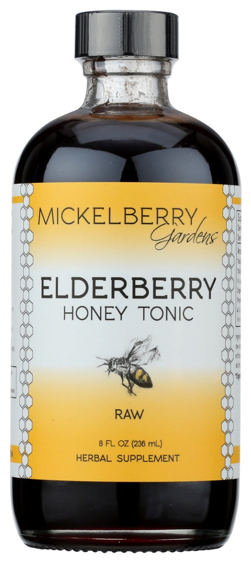 MICKELBERRY  GARDENS: Tonic Elderberry Honey, 8 fo