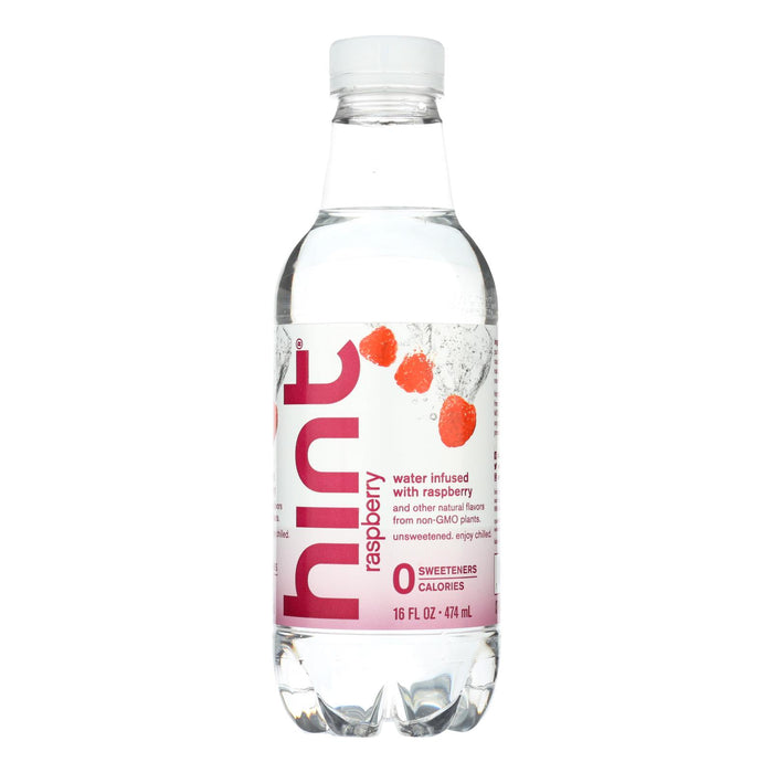 Hint Raspberry Water - Raspberry - Case Of 12 - 16 Fl Oz.