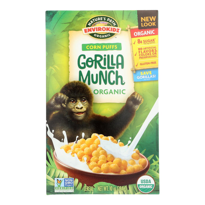 Envirokidz - Organic Corn Puff - Gorilla Munch - Case Of 12 - 10 Oz.