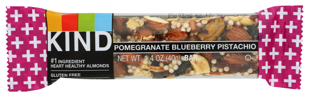 KIND: Plus Pomegranate Blueberry Pistachio + Antioxidants Bar, 1.4 oz