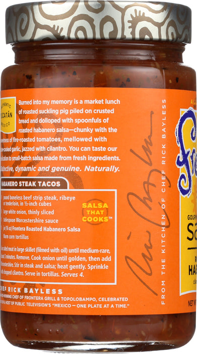 FRONTERA: Salsa Hot Roasted Habanero, 16 oz