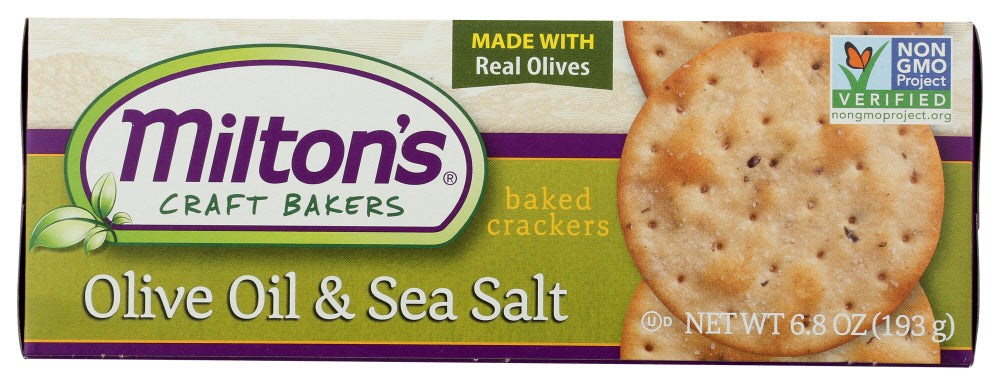 MILTONS: Cracker Olive Oil Sslt, 6.8 oz