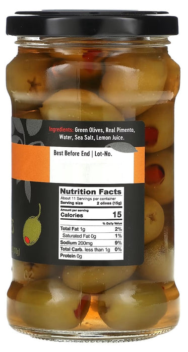 GAEA NORTH AMERICA: Stuffed Olives Pimento, 6 oz