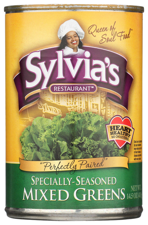 SYLVIAS: Specially Seasoned Mixed Greens, 14.5 oz