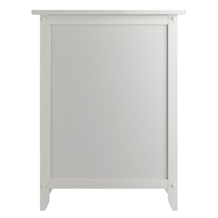 Eugene Accent Table White